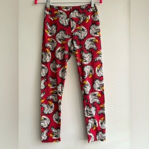 LuLaRoe Eagle Print Leggings-OS